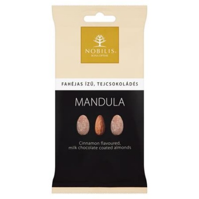 Mandula, 100 g, NOBILIS, fahéjas-tejcsokoládés